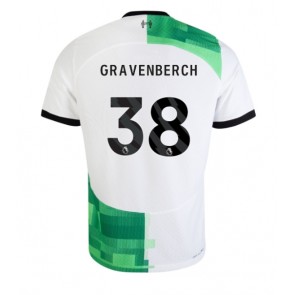 Liverpool Ryan Gravenberch #38 Venkovní Dres 2023-24 Krátký Rukáv